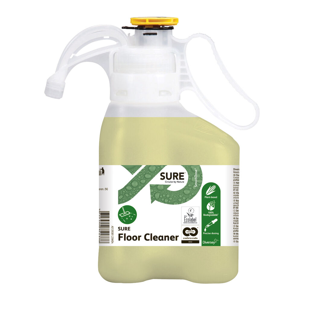 SURE Floor Cleaner SD 1.4L - Καθαριστικό δαπέδων για καθημερινή χρήση, σε συσκευασία SmartDose®