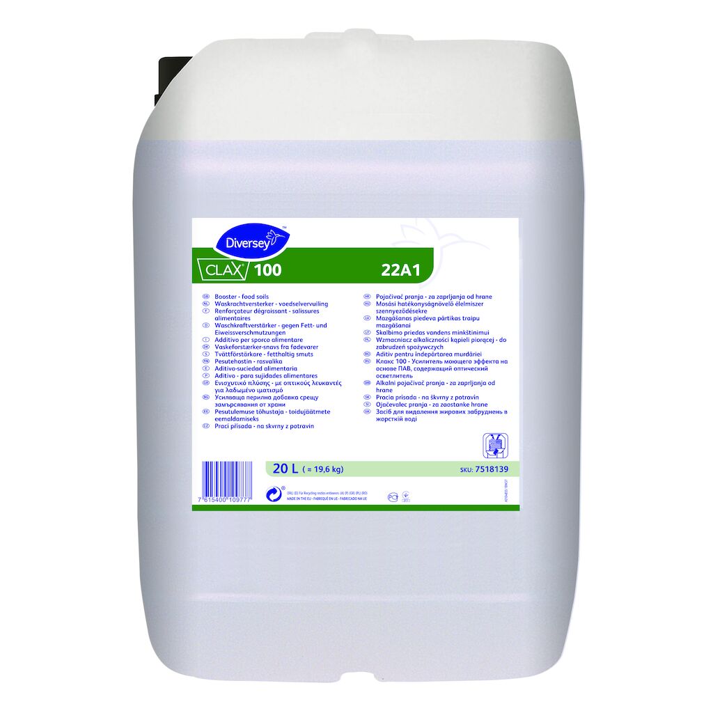Clax 100 22A1 20L - Ενισχυτικό πλύσης, για την απομάκρυνση λεκέδων