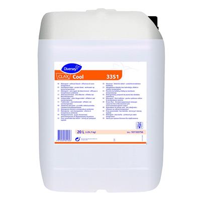 Clax Cool 33S1 20L - Απορρυπαντικό - χωρίς λευκαντικό - αποτελεσματικό σε θερμοκρασίες δωματίου
